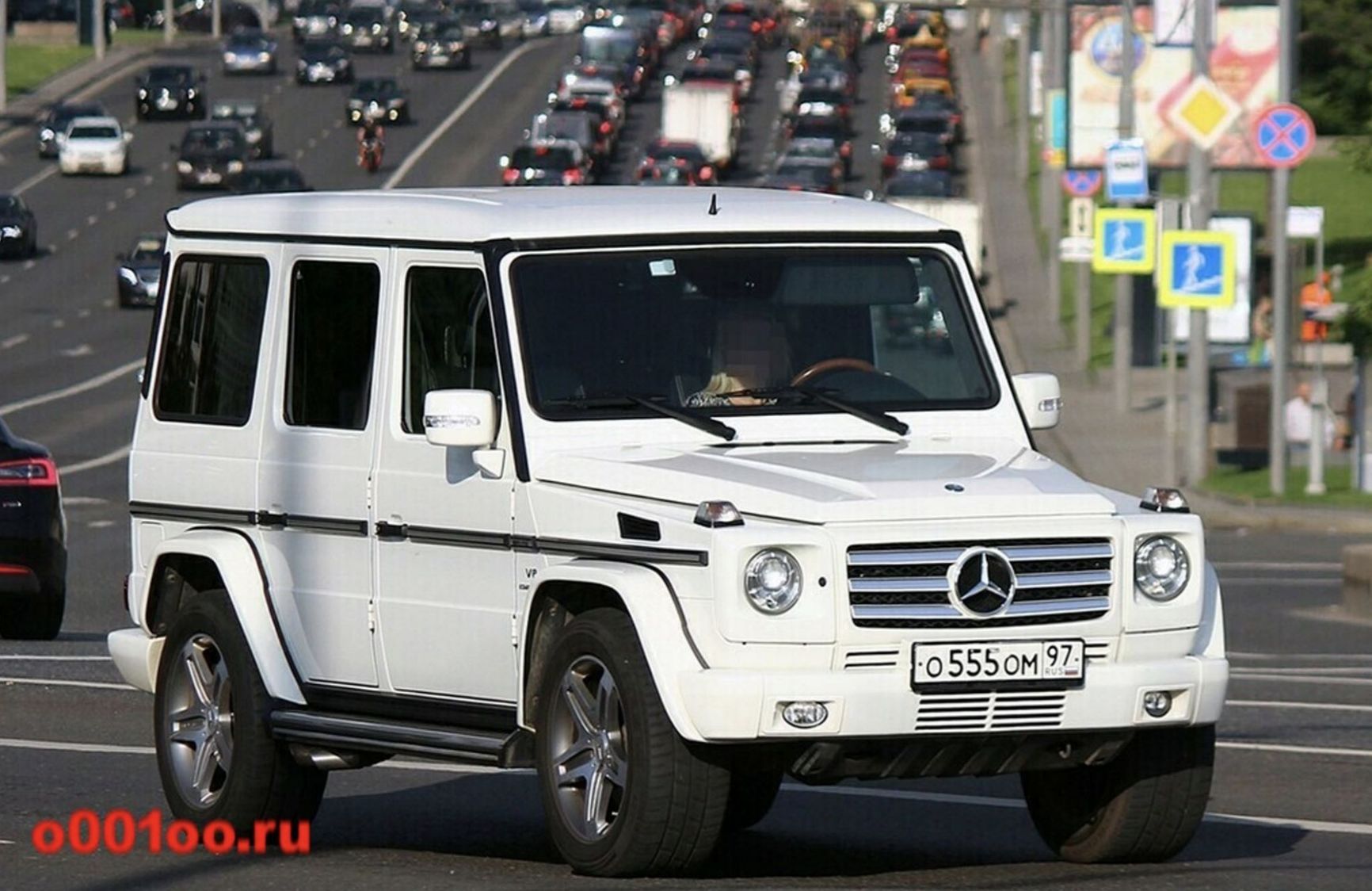 One of Tatyana Ushakova's many Mercedes cars