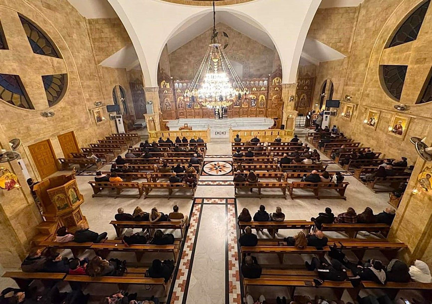 The first Christian service under the control of Hayat Tahrir al-Sham recently took place in Aleppo.